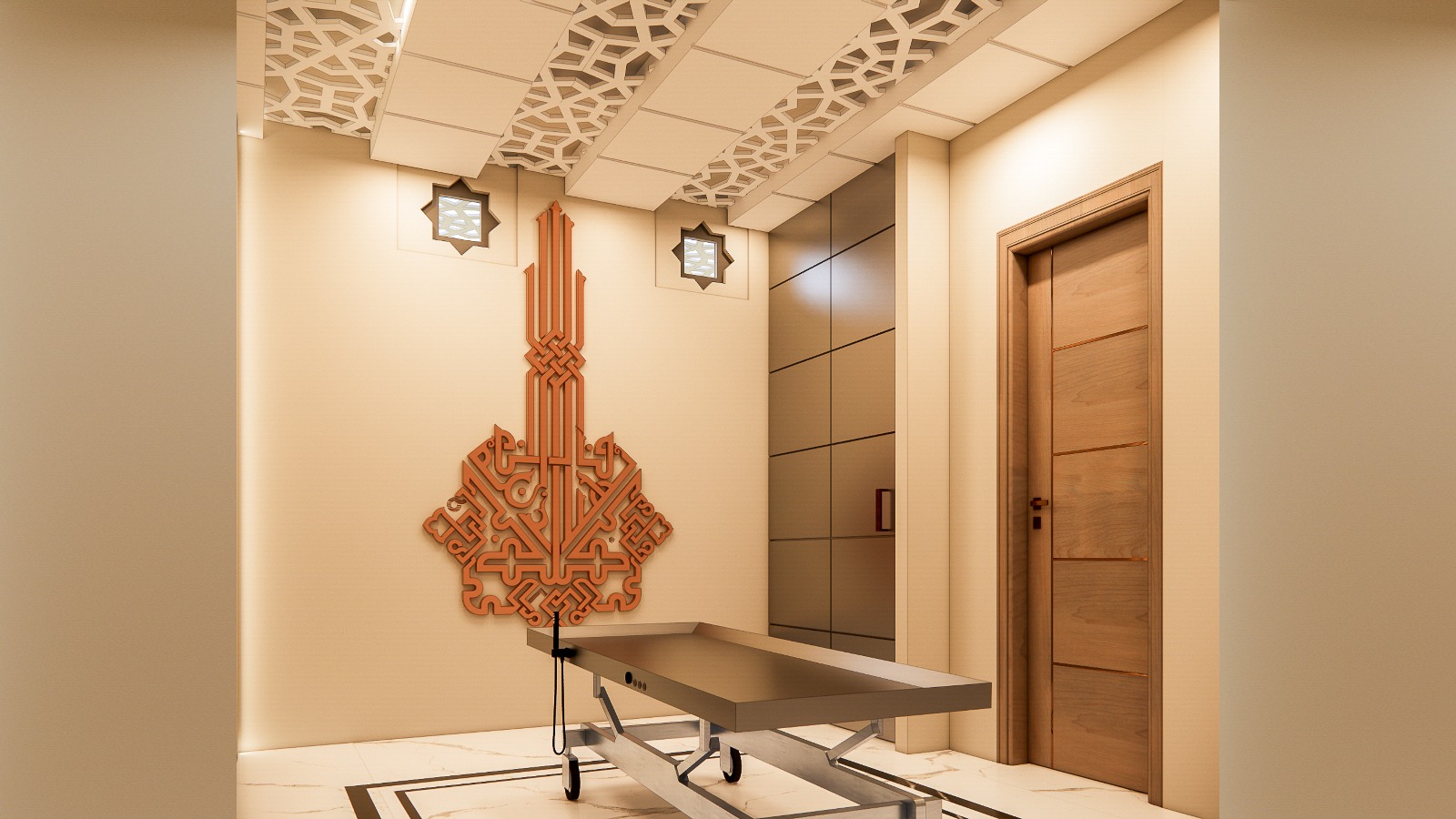 impressie moskee el islam ruimte dodewassing